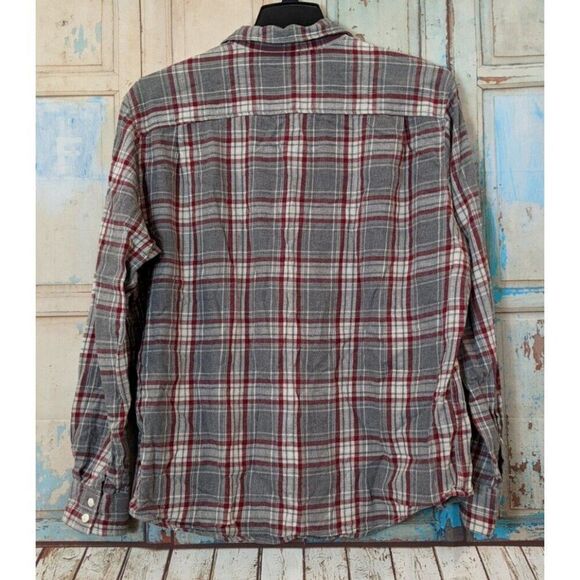 Arizona Jean Co. Womens Size XXL Gray Brown Long Sleeve Collared Button Up Shirt - Picture 6 of 9